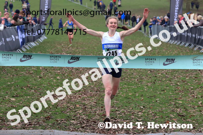 Senior Womens 2026 UK CAU Inter Counties Cross Country, Wollaton Park, Nottingham. Photo: David T. Hewitson/Sports for All Pics
